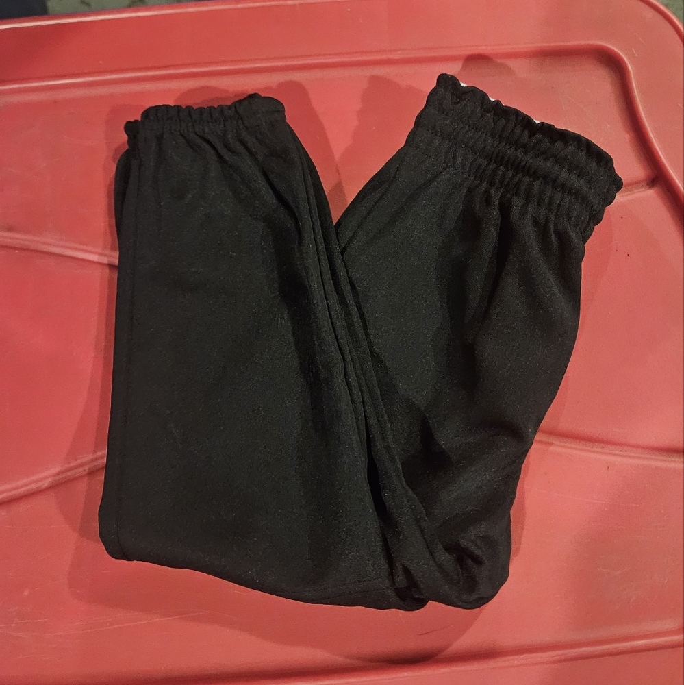 Kids Black Baseball Pants